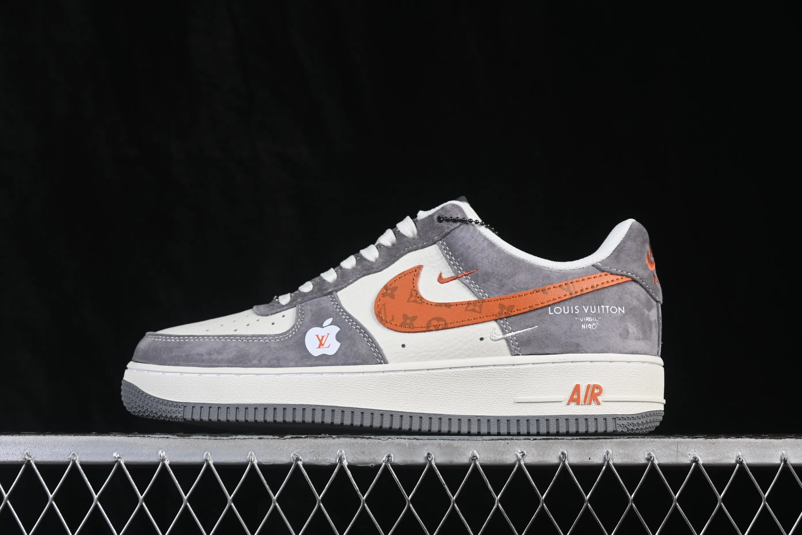 All Categories Nk Air Force 1 Air Force Series Nk Air Force 1 Low Air Force Low Nike Air Force 1'07 Low Gray Orange Private Collection Air Force One Low Casual Shoes DC9486-109